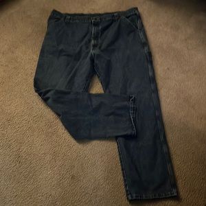 Men's Wrangler painter's style jeans.